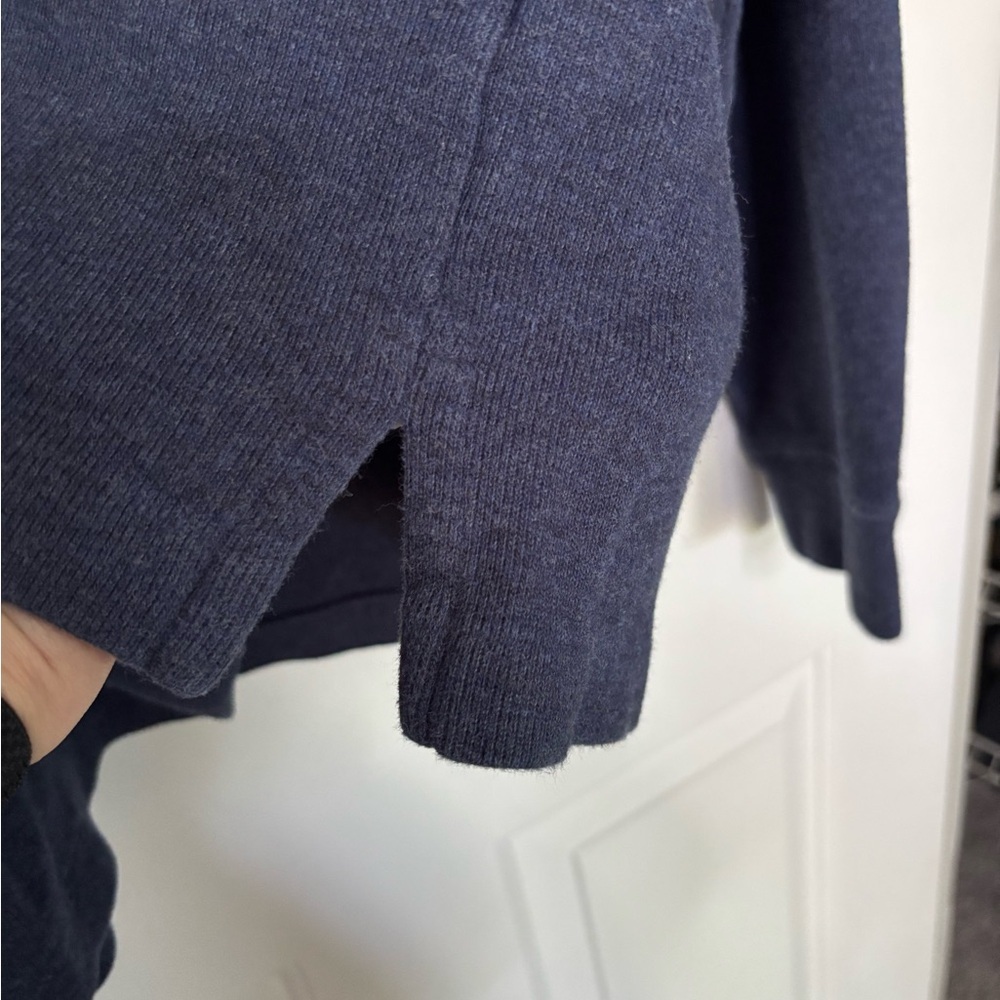 Polo Ralph Lauren Men’s Blue Quarter-Zip Pullover with Red Pony Emblem Size XL - Picture 6 of 9